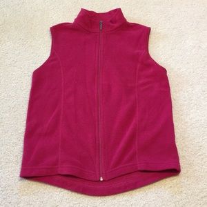 EUC Lands’ End fleece vest